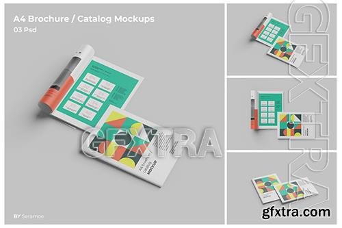 A4 Brochure / Catalog Mockups Vol 2 BGQHYHL