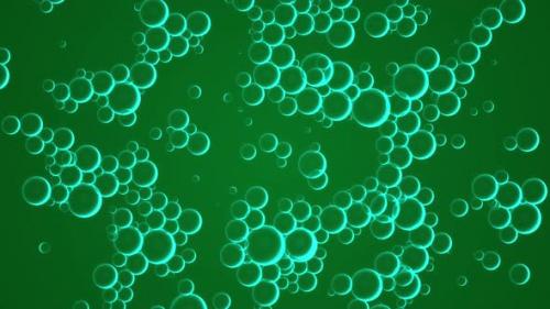 Videohive - Oil green drops moving in water - 33591887 - 33591887