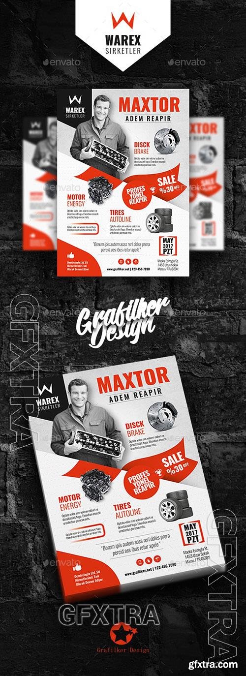 Automobile Part Flyer Templates 20481209