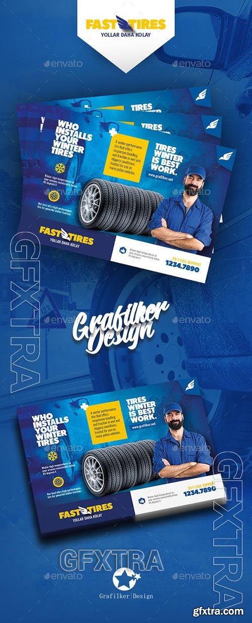 Auto Tires Flyer Templates 20810032