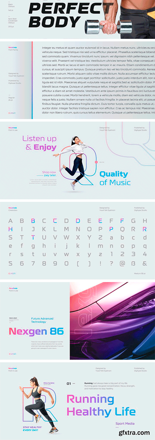 Neusharp Font Family