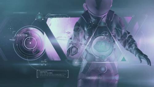 Videohive - An Astronaut Aboard His Ship Explores The Satellites Of Mars HD - 33602200 - 33602200