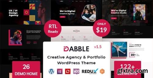 ThemeForest - Dabble v1.5 - Creative Agency & Portfolio WordPress Theme - 32333908