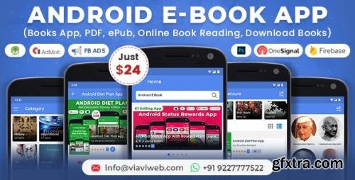 CodeCanyon - Android EBook App (Books App, PDF, ePub, Online Book Reading, Download Books) v11.0 - 21680614