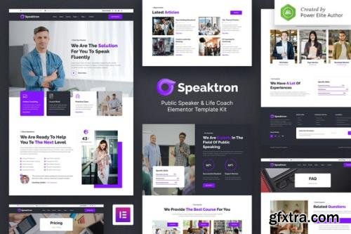 ThemeForest - Speaktron v1.0.0 - Public Speaker & Life Coach Elementor Template Kit - 33623398