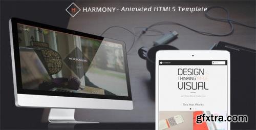 ThemeForest - Harmony v1.0 - Animated One-Page HTML 5 Template - 5934715