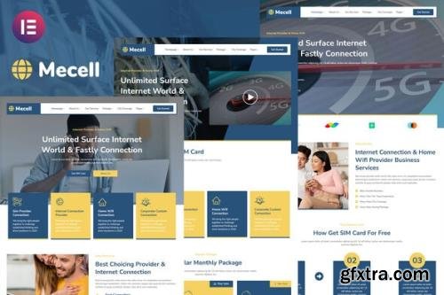 ThemeForest - Mecell v1.0.0 - Internet Connection & Home Wifi Business Services Elementor Template Kit - 33596767