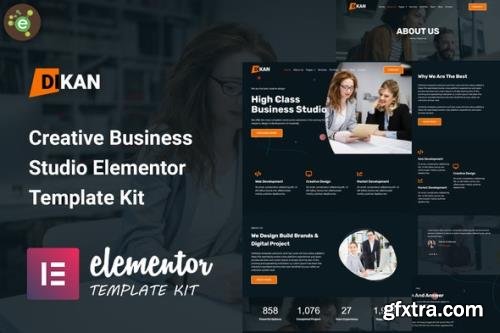 ThemeForest - Dikan v1.0.0 - Creative Business Studio Elementor Template Kit - 33486717