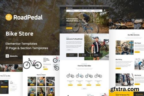 ThemeForest - RoadPedal v1.0.0 - Bicycle Store Elementor Template Kit - 33589680