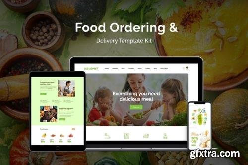 ThemeForest - Gourmet v1.0.0 - Food Ordering & Delivery Elementor Template Kit - 31528753