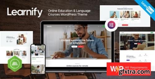 ThemeForest - Learnify v1.0 - Online Education Courses WordPress Theme - 33410806 - NULLED