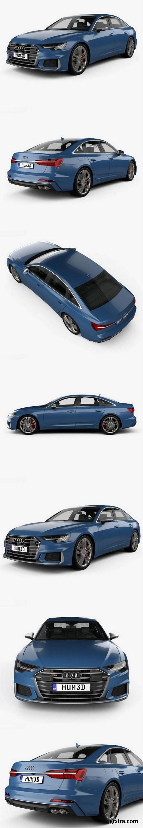 Audi S6 Sedan C8 2019 3D Model