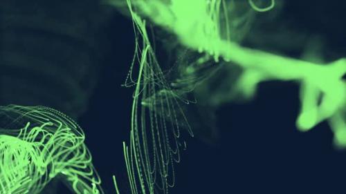 Videohive - Abstract Waves Green - 33425744 - 33425744