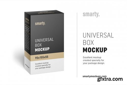 CreativeMarket - Universal box mockup 95x155x55 4511313