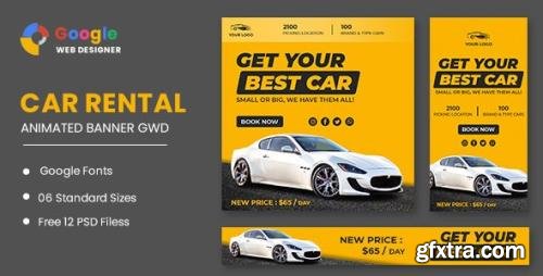 CodeCanyon - Best Rent Car HTML5 Banner Ads GWD v1.0 - 33630234