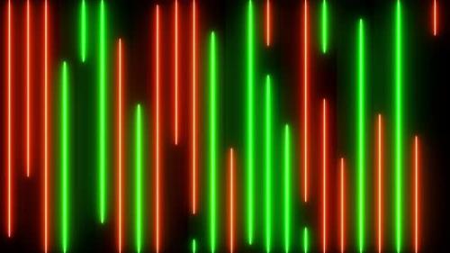 Videohive - 4K Abstract background of glowing neon lines - 33568636 - 33568636