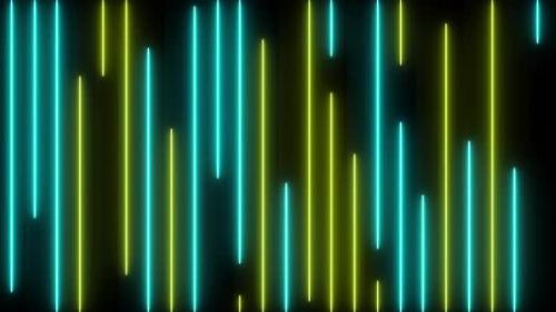 Videohive - 4K Abstract background of glowing neon lines - 33568644 - 33568644