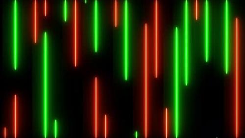 Videohive - 4K Abstract background of glowing neon lines - 33568650 - 33568650