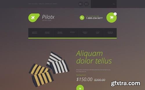 Pilotx v1.0 - OpenCart Template - TM 55185