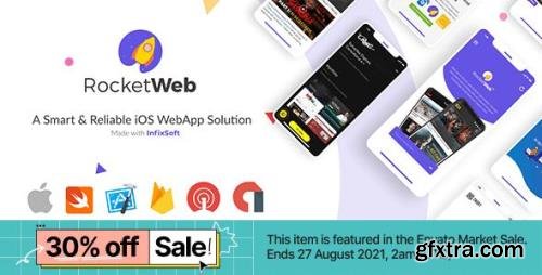 CodeCanyon - RocketWeb v1.0.6 - Configurable iOS WebView App Template - 26369602