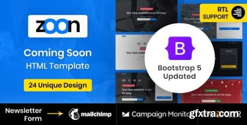 ThemeForest - Zoom v2.0.0 - Coming Soon Template - 31097749