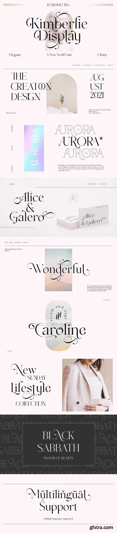 Kimberlie Display Font