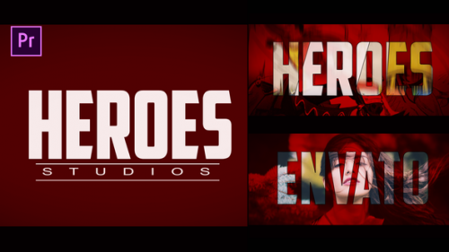 Videohive - Heroes Logo Intro - 24221834 - 24221834