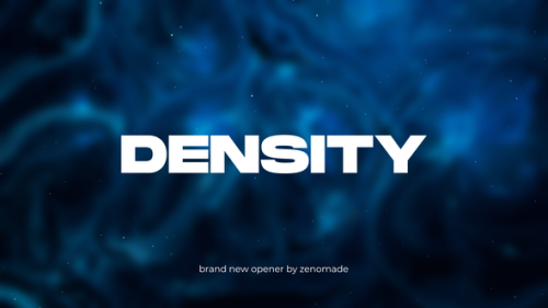 Videohive - Density - Abstract Opener for Premiere - 33602753 - 33602753