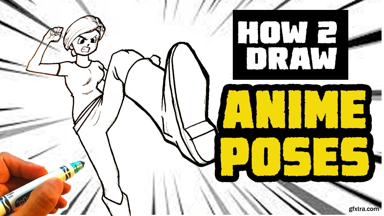 How to Draw Dynamic Anime Poses » GFxtra