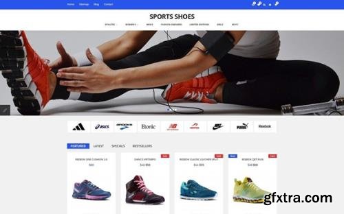 Sports Shoes v1.0 - OpenCart Template - TM 59089