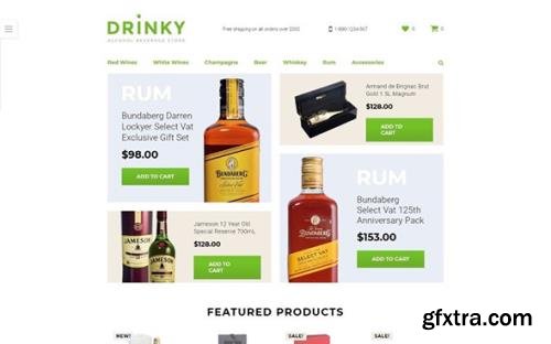 Drinky v1.0 - OpenCart Template - TM 58292