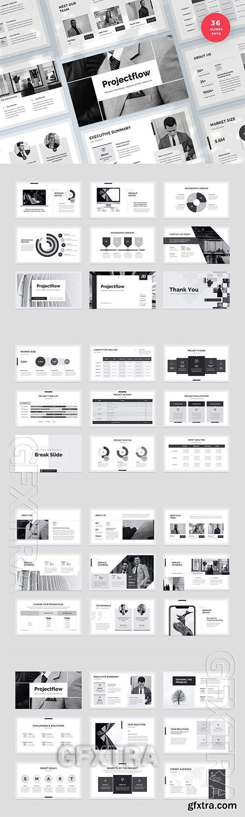 Project Proposal PowerPoint Presentation Template 5WMWE46