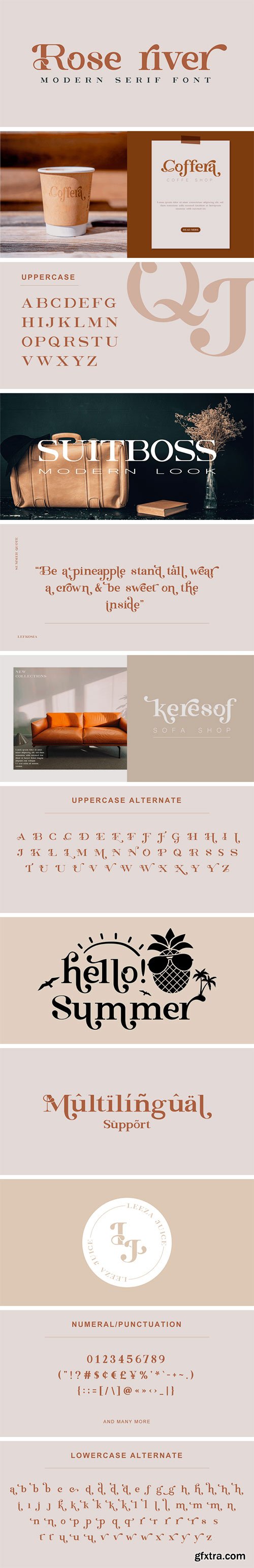 Rose River Font