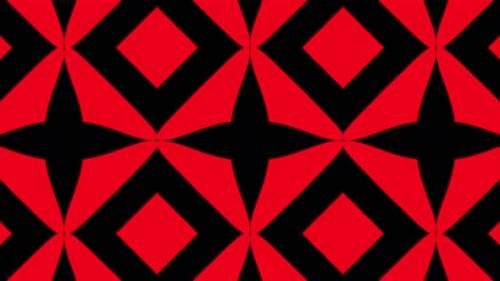 Videohive - Abstract red geometric seamless pattern background - 33618337 - 33618337