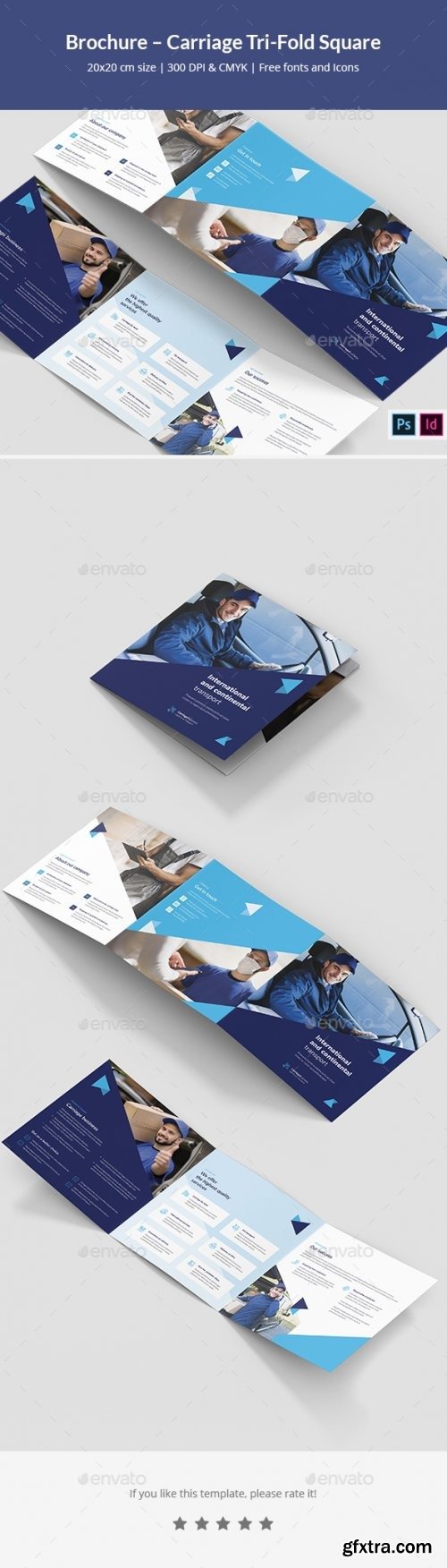 GraphicRiver - Brochure – Carriage Tri-Fold Square 28370582