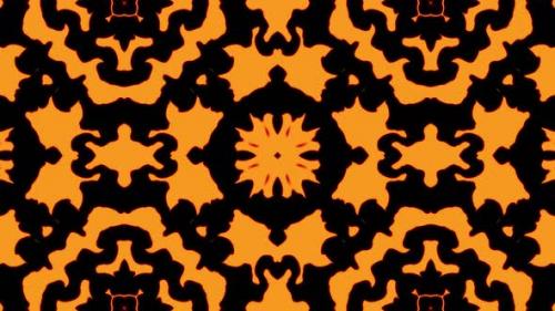 Videohive - Abstract orange geometric seamless pattern background - 33618442 - 33618442