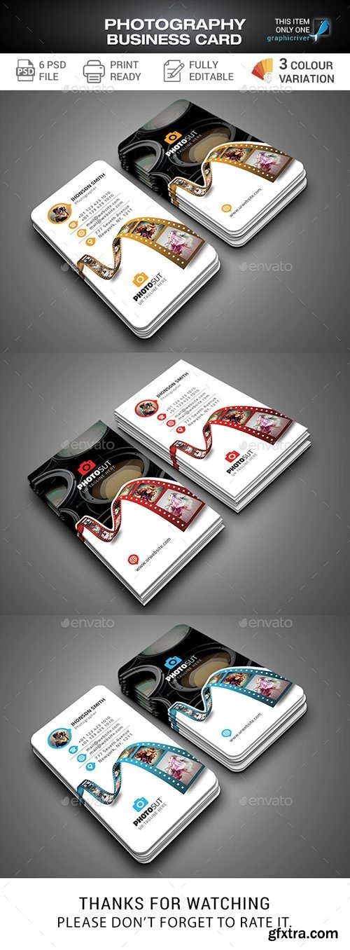 GraphicRiver - Photography Business Card 27995718