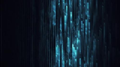 Videohive - Blue Modern Mosaic Liquid Streak Background Loop - 33619915 - 33619915