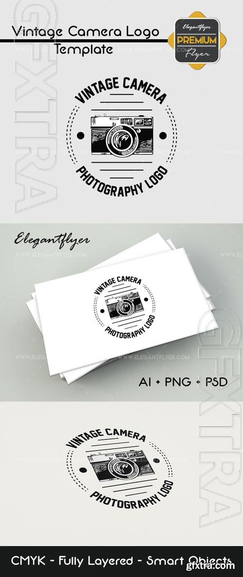 Vintage Camera Premium Logo Template