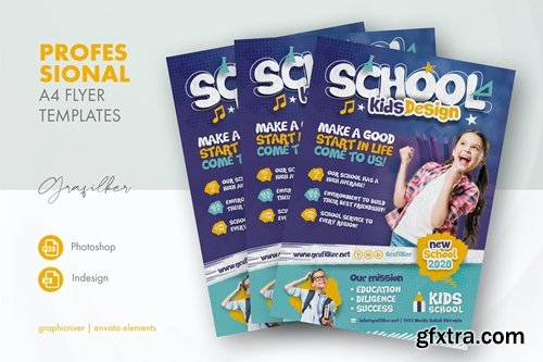 Kids School Flyer Templates