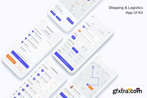 Shipping & Logistics App UI Kit