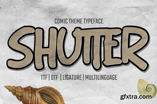 Shutter - Handwritten Brush font