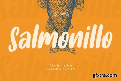 Salmonillo Handwritten Font