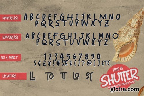 Shutter - Handwritten Brush font