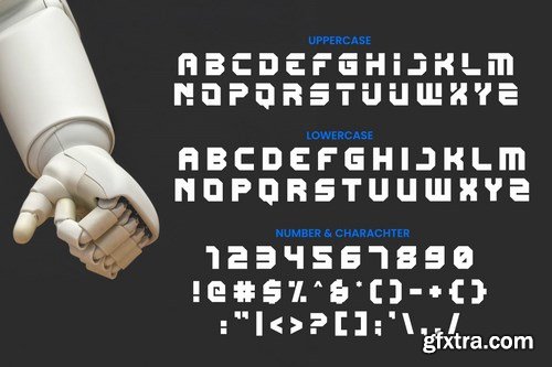 CARBON DROID - Techno Font