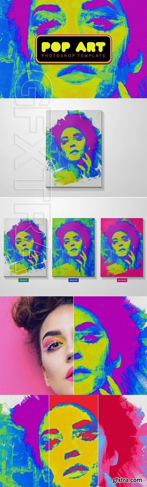 CreativeMarket - Pop Art Photoshop Template 5790110