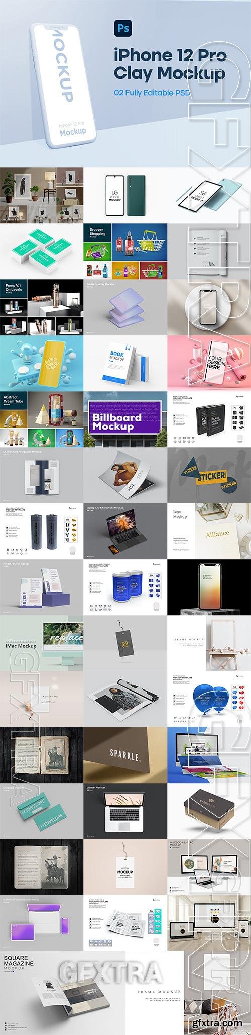 45 Different Mock-ups Bundle