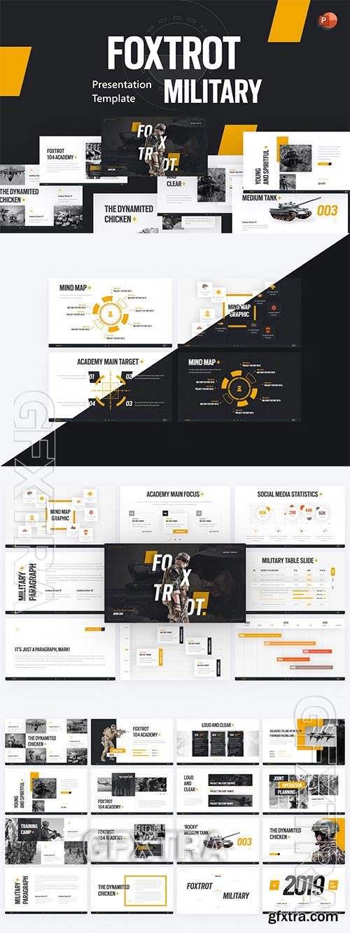 Foxtrot Military PowerPoint Template G5S4K3X