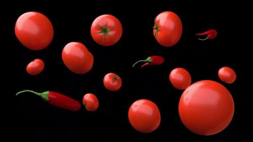 Videohive - Red Tomatoes - 33615705 - 33615705