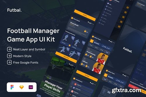 Football Manager App UI Kit